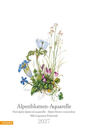 Alpenblumen-Aquarelle Kalender 2027