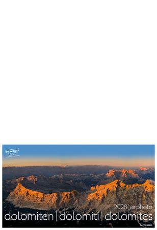 Luftbildkalender Dolomiten 2028